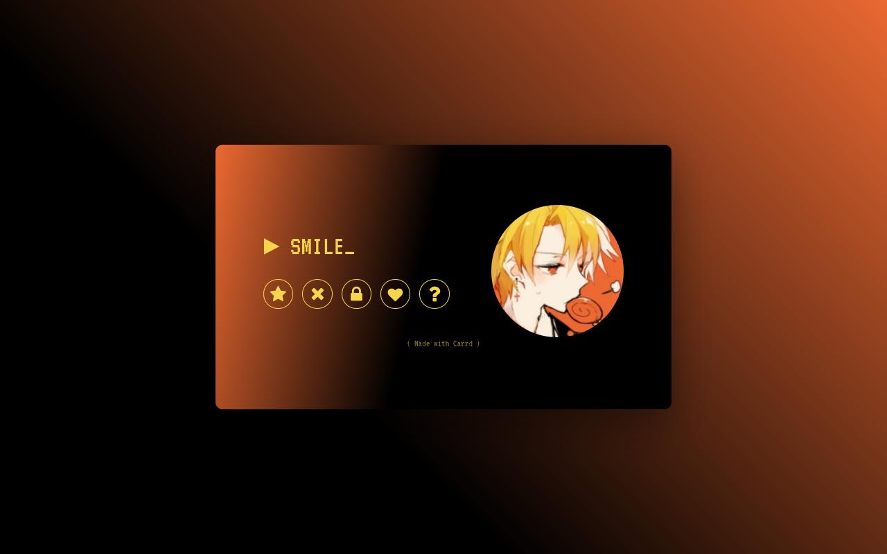Carrd profile picture for @glasgow